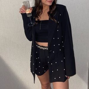 Blazer and shorts set